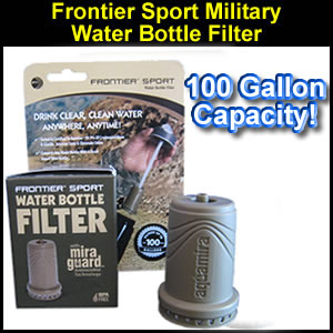 Frontier Sport Water Bottle Filter - Military Edition