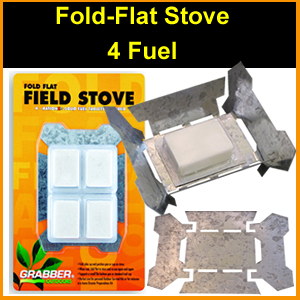 Fold Flat Tempered Survival Stove