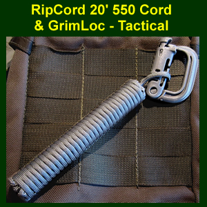 RipCord with GRIMLOC D-Ring System - Tactical - by BBK Survival