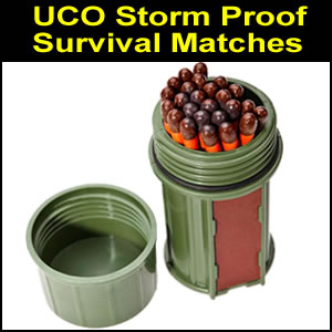 UCO Stormproof Matches Kit - Green