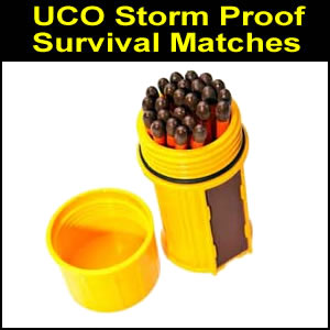 UCO Stormproof Matches Kit - Yellow