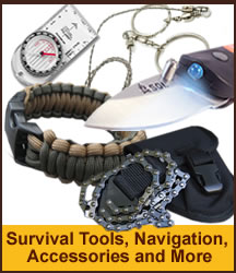Survival Tools, Navigation, Pouches, & More