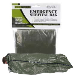 Military Survival Sleeping Bag - Olive Drab/ Silver Liner (SM61430)