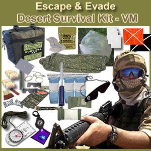 Escape & Evade® Desert Military Survival Kit
