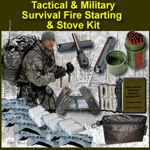 Tactical & Military Fire Starting & Stove Kit (tacticalfirekit)