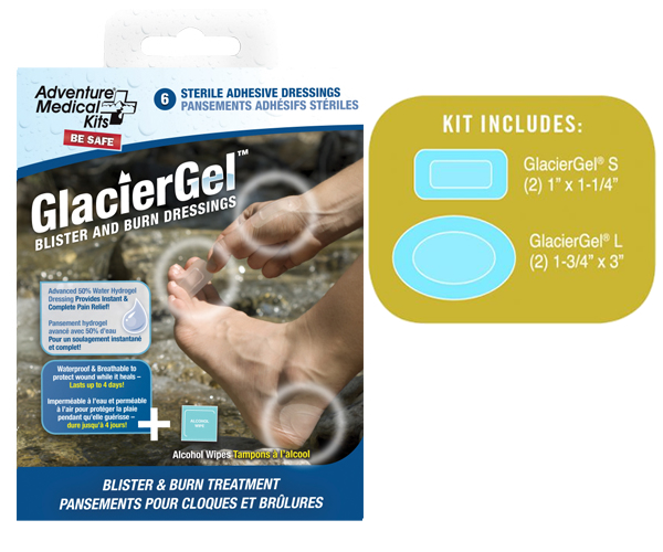 Glacier Gel Blister & Burn Dressings (SM01550552) SurvivalMetrics
