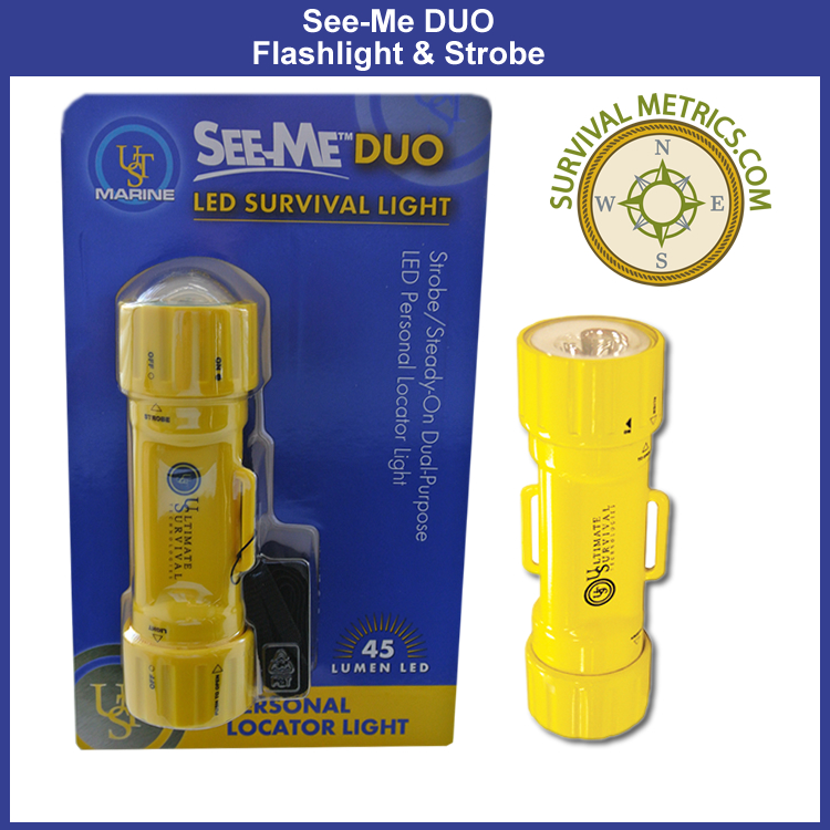 SeeMe Duo Light Strobe & Flashlight (8551142CRD) SurvivalMetrics
