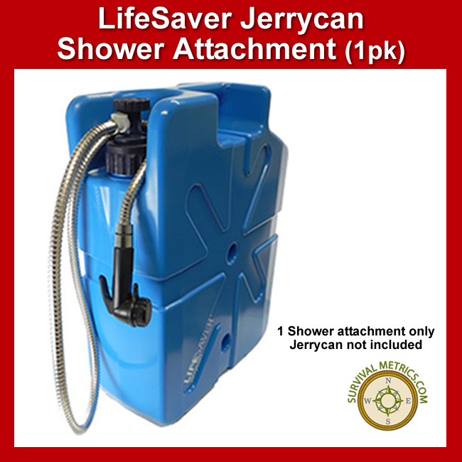 Lifesaver JerryCan Shower Attachment (1pk) (SM100369) SurvivalMetrics
