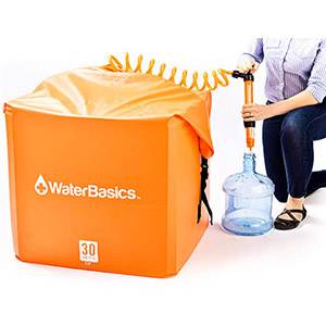 WaterBasics™ 30 Gallon Water Storage Kit with Filter (SM67262)