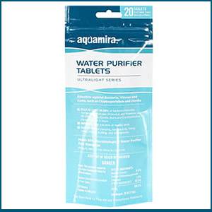 Aquamira Water Purification Tablets - 20 Pack (SM67407)