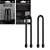 Rubber Gear Tie - 6" - Black - Two Pack (SMN01803)