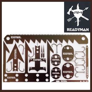 Readyman Wilderness Survival Card (SMRYM01)