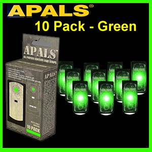 APALS® 10 Pack  - Green - Survival Signals (APALS10-GRN)