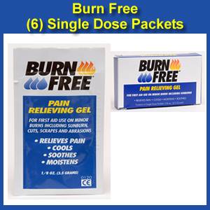 BurnFree® Single Dose Packet Burn Treatment 6 Pack (SD-6 )