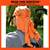 Head for Survival ®  ORANGE Triangular Bandana / Cravat with Printed Survival Information (HFSOrange)