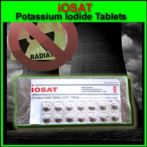 IOSAT Potassium Iodide Radiation Emergency Pills (NDC51803-001-01)