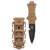 McNett® Fixed Blade Tactical Knife - Coyote (SM62010)