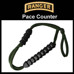 Army Ranger Pacecounter™ Beads for patrol navigation check pacing pace counter 