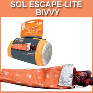SOL Escape-Lite Bivvy Breathable Survival Sleeping Bag (SM0140-0227)