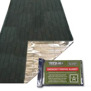 Survival Blanket - Olive Drab - Compact (SM27-000001)