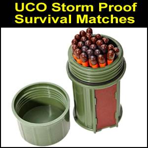 UCO Stormproof Matches Kit - Green (SM350464)