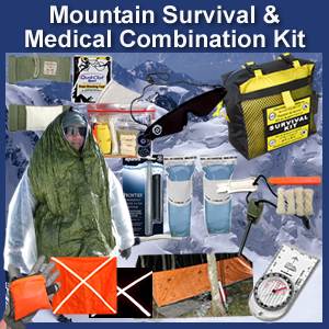 Mountain Survival & Medical Combination Kit (mountainkit)