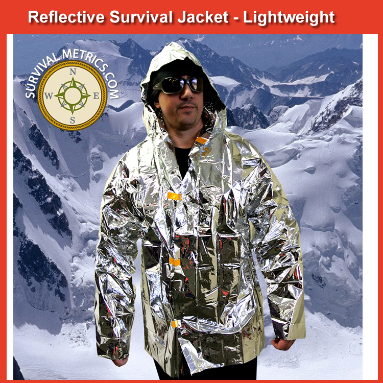 Lightweight Reflective Survival Jacket (SM118) | SurvivalMetrics