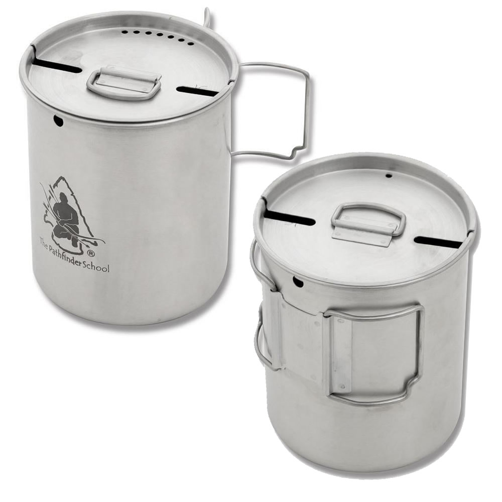 Pathfinder, 25oz Cup and Lid Set, Stainless Steel