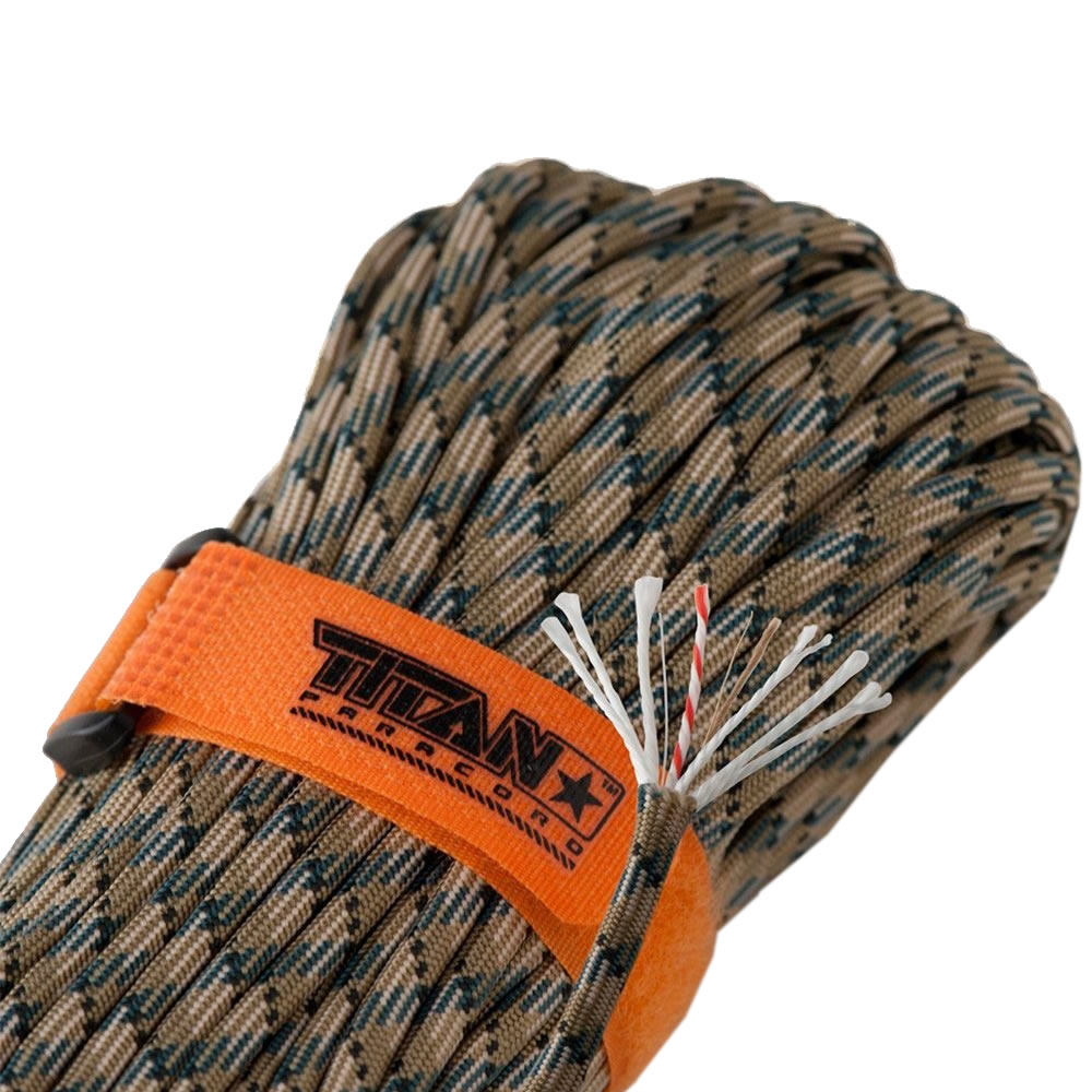 Titan SurvivorCord - 100 Ft - Para/Fish/Snare/Fire (Survivorcord)